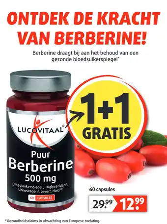 Lucovitaal Puur Berberine aanbieding