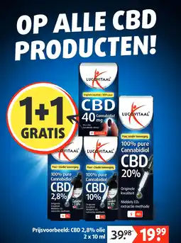 Lucovitaal OP ALLE CBD PRODUCTEN! aanbieding