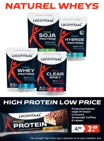 Lucovitaal HIGH PROTEIN LOW PRICE aanbieding
