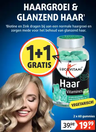 Lucovitaal HAARGROEI & GLANZEND HAAR' aanbieding