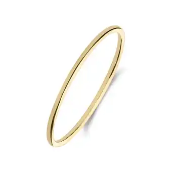 Lucardi 14 karaat geelgouden ring smal aanbieding
