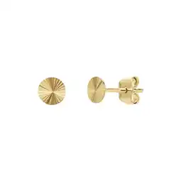 Lucardi 14 karaat geelgouden oorbellen rondjes aanbieding