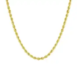 Lucardi 14 karaat gouden ketting koordschakel voor dames aanbieding