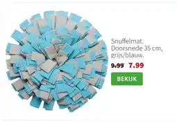 Intratuin Snuffelmat. Doorsnede 35 cm, grijs/blauw. aanbieding