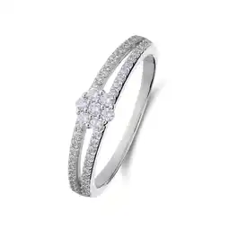 Lucardi Zilveren ring met plating aanbieding