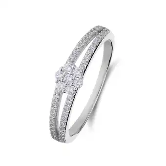 Lucardi Zilveren ring met plating aanbieding