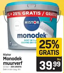 Hubo Histor Monodek muurverf aanbieding