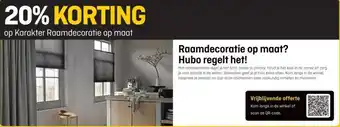 Hubo Karakter Raamdecoratie op maat aanbieding