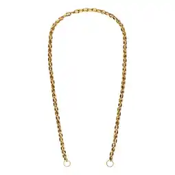 Lucardi Stalen goldplated bedelketting voor dames aanbieding