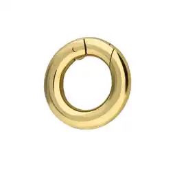 Lucardi Stalen goldplated bedel sluiting 12mm voor dames aanbieding
