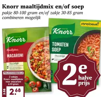 CoopCompact Knorr maaltijdmix en/of soep aanbieding