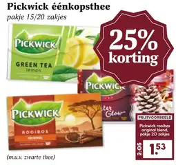 CoopCompact Pickwick éénkopsthee aanbieding