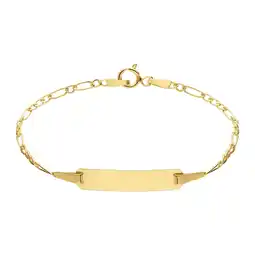 Lucardi 9 Karaat kinder-plaatarmband aanbieding