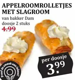 CoopCompact APPELROOMROLLETJES MET SLAGROOM aanbieding