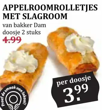CoopCompact APPELROOMROLLETJES MET SLAGROOM aanbieding
