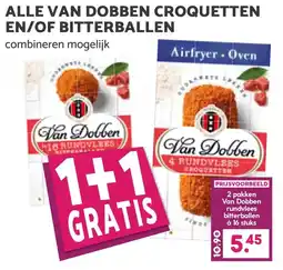 Coop ALLE VAN DOBBEN CROQUETTEN EN/OF BITTERBALLEN aanbieding