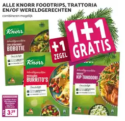Coop ALLE KNORR FOODTRIPS, TRATTORIA EN/OF WERELDGERECHTEN aanbieding