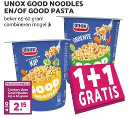Coop UNOX GOOD NOODLES EN/OF GOOD PASTA aanbieding