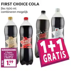 Coop FIRST CHOICE COLA aanbieding