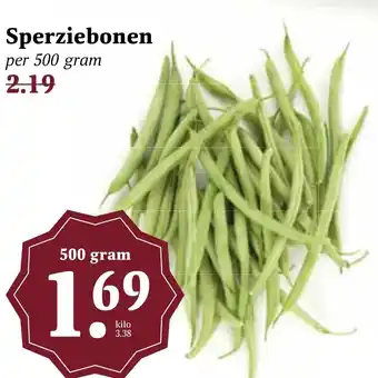 Coop Sperziebonen aanbieding
