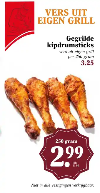 Coop Gegrilde kindrumsticks aanbieding