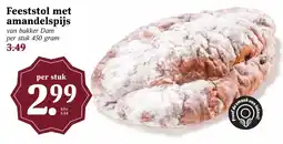 Coop Feeststol met amandelspijs aanbieding