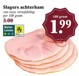 Coop Slagers achterham aanbieding