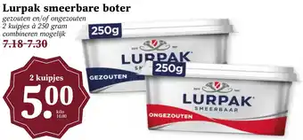 Coop Lurpak smeerbare boter aanbieding
