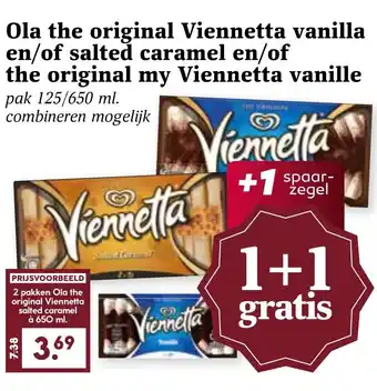 Coop Ola the original Viennetta vanilla en/of salted caramel en/of the original my Viennetta vanille aanbieding
