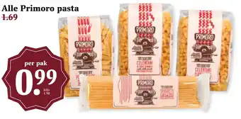Coop Alle Primoro pasta aanbieding