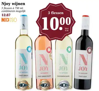Coop Njoy wijnen aanbieding