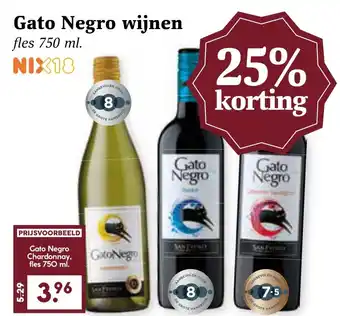 Coop Gato Negro wijnen aanbieding