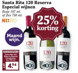 Coop Santa Rita 120 Reserva Especial wijnen aanbieding
