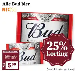 Coop Alle Bud bier aanbieding