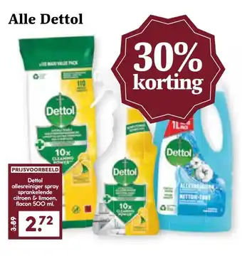 Coop Alle Dettol aanbieding