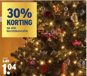 GAMMA alle kerstdecoratie aanbieding