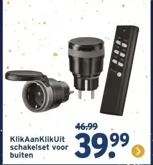 GAMMA KlikAanKlikUit schakelset aanbieding