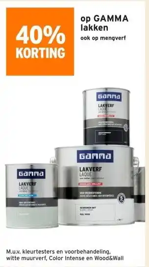 GAMMA GAMMA lakken aanbieding