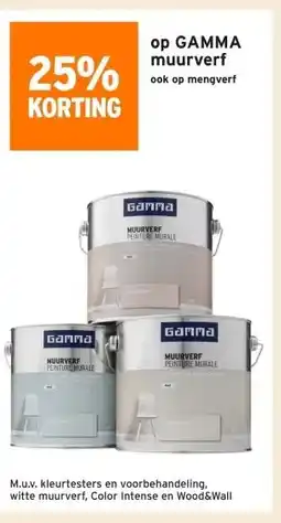 GAMMA GAMMA muurverf aanbieding