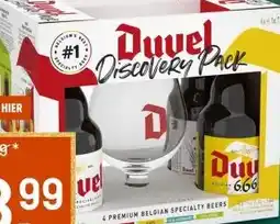 Gall & Gall Duvel Discovery Cadeauverpakking 4X33CL aanbieding