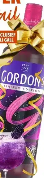 Gall & Gall Gordon's Shimmer Berry 70CL aanbieding