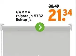 GAMMA GAMMA rolgordijn aanbieding