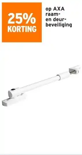 GAMMA AXA raam- en deur- beveiliging aanbieding