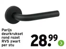 GAMMA Parijs deurkrukset rond rozet aanbieding