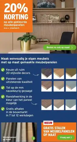 GAMMA Meubelpaneel op maat aanbieding