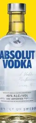 Gall & Gall Absolut Vodka 70CL aanbieding