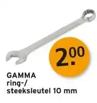 GAMMA GAMMA ring-/ steeksleutel aanbieding