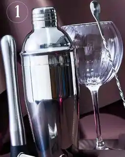 Gall & Gall Sybra Cocktailset 7 delig 7ST aanbieding