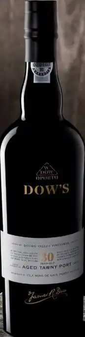 Gall & Gall Dow's Aged 30 Years Tawny 75CL aanbieding