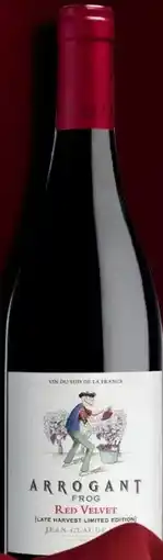 Gall & Gall Arrogant Frog Red Velvet Late Harvest 75CL aanbieding